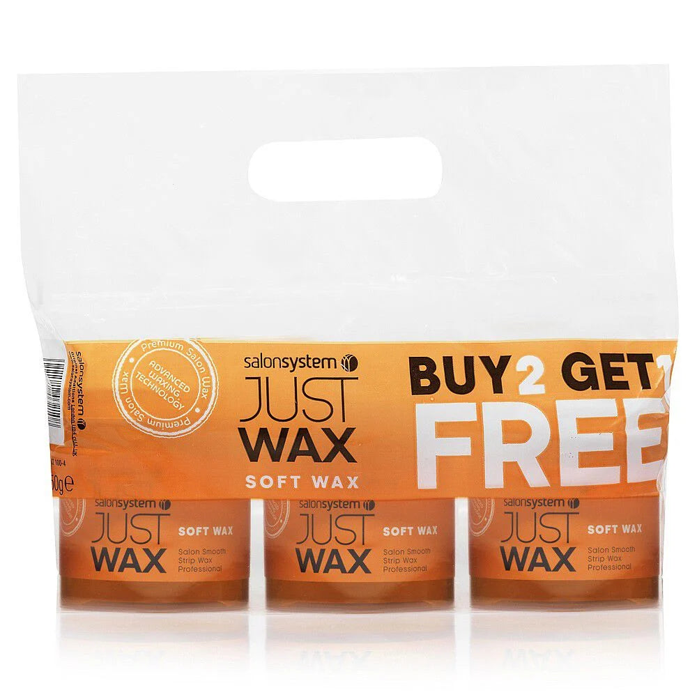 Just Wax - Soft Wax 450g 3 for 2 Bags