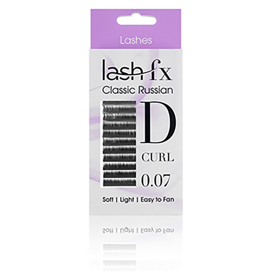 Russian Lash D Curl Extra Fine (0.07) 12 lines - 10mm