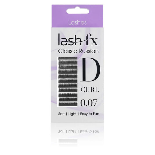 Russian Lash D Curl Extra Fine (0.07) 12 lines - 11mm