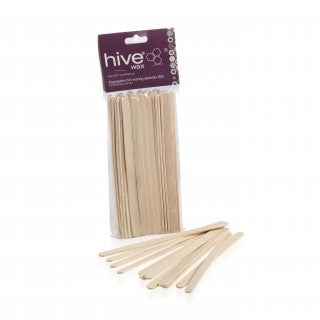 Hive Disposable  Mini Wooden Spatulas (50) 15cm x 1cm