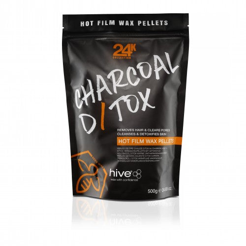 Hive 24k Charcoal Detox Hot Film Wax Pellet 500G