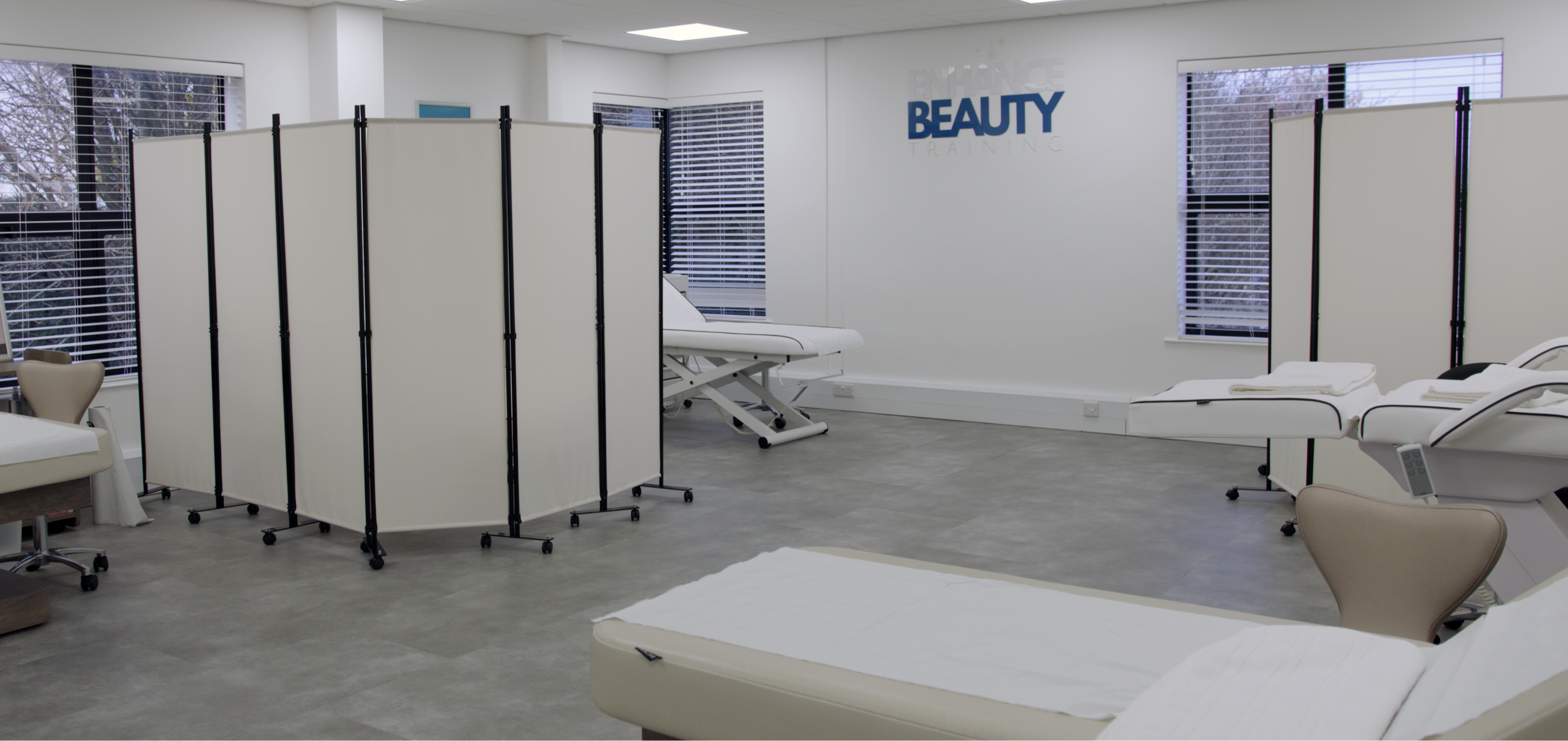 enhance beauty training room