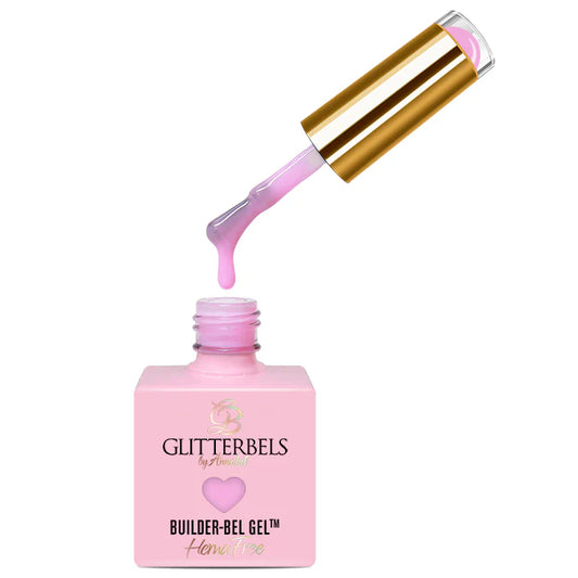 Glitterbels Hema Free Brush On Builder GEL - Powder Puff