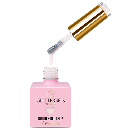 Glitterbels Hema Free Brush On Builder GEL - Birdie