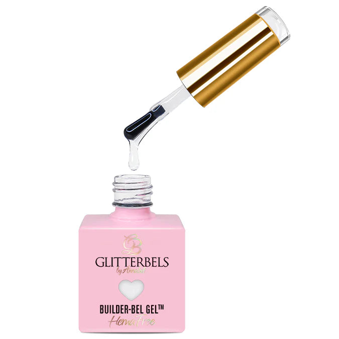 Glitterbels Hema Free Brush On Builder GEL - Crystal