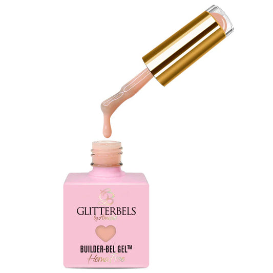 Glitterbels Hema Free Brush On Builder GEL - Honey Pot