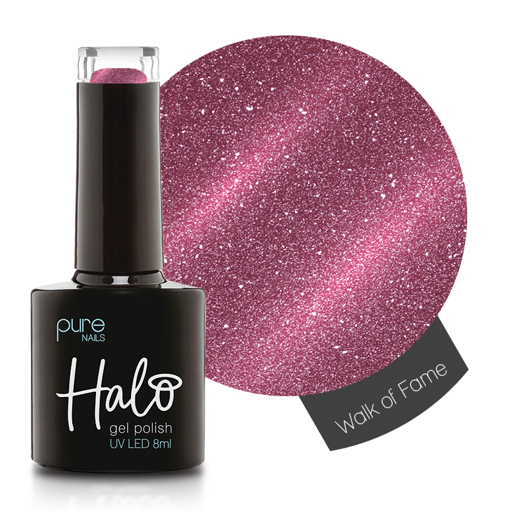 Pure Nails' Halo glitter gel polish in the shade 'Walk of Fame'