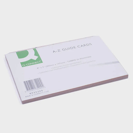 A-Z Index Cards (Single)