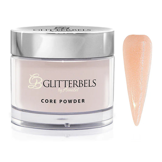 Glitterbels Core Acrylic Powder 56g - Peacherbel Cover Shimmer