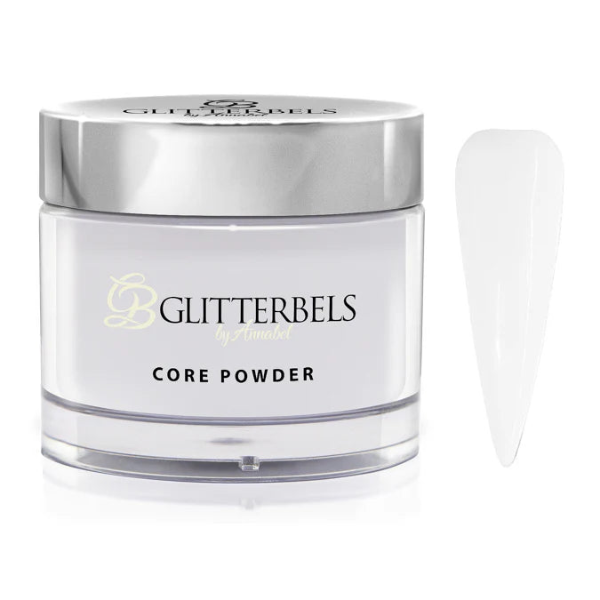 Glitterbels Core Acrylic Powder 56g - Snowdrops White