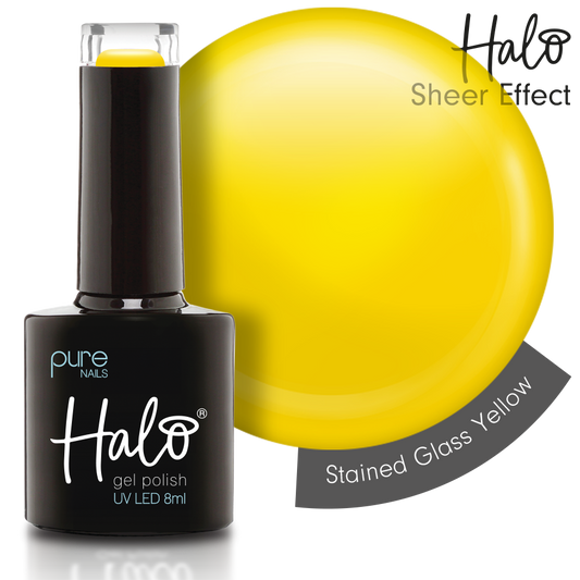 Halo Gel Polish 8ml Stained Glass Yellow