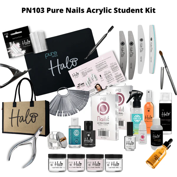 Pure Nails Acrylic Complete Student Kit with Tools