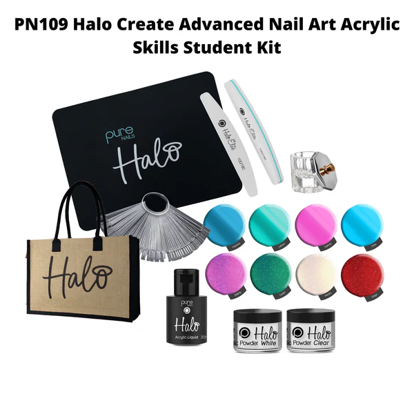 Halo Create Nail Art Advanced Acrylic Skills Student Kit