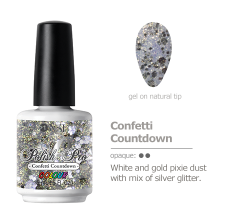 NSI Polish Pro 15ml Confetti Countdown