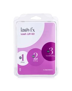 Mini Lash Lift Kit - The Essentials Lifting Cream x 15, Setting Cream x 15, Conditioning Cream x 15, Regular Fixing Adhesive x 1, Application Wands x 15, Lifting Rods Short x 2, Lifting Rods Medium x 2, Lifting Rods Long x 2